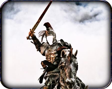 Psd - Всадник с мечом на коне