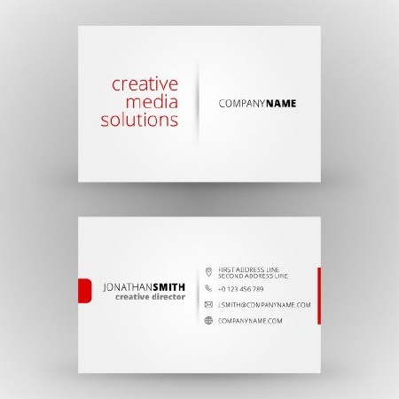 Business Card Design #20 - 25 Vector