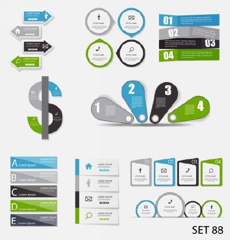 Infographics Design Elements#43 - 25 Vector