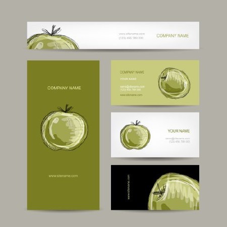 Business Card Design #21 - 25 Vector