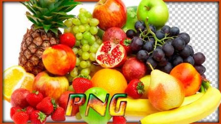 Картинки png - Фрукты и фруктовые нарезки