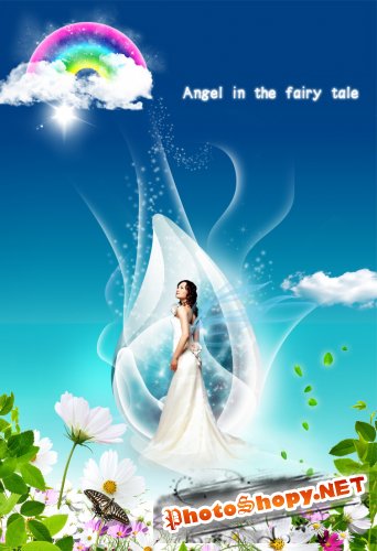 Angel in the fairy tale