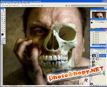 Halloween Photoshop урок : Создаём зомби
