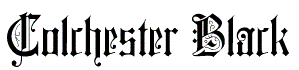 Шрифты для фотошопа - colchester black