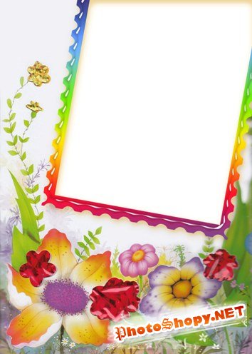 Рамка для фото "В цветах"