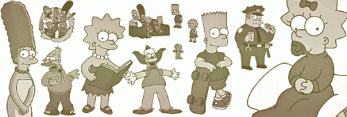 Кисти для фотошопа - Simpsons