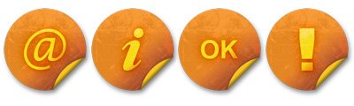 orange-grunge-sticker-icon-alphanumeric