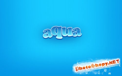Создаем Aqua-обои  в Photoshop