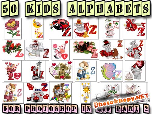 Алфавиты детские - 2 | Kids Alphabets
