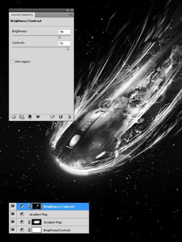 Рисуем метеорит в Adobe Photoshop