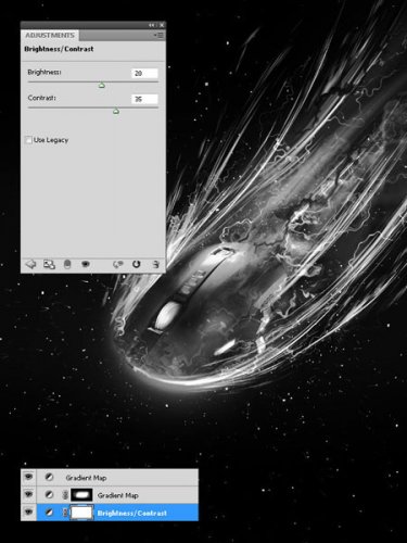 Рисуем метеорит в Adobe Photoshop