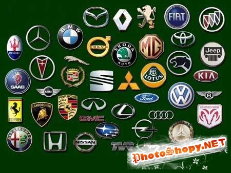 Эмблемы и логотипы автомобилей мира