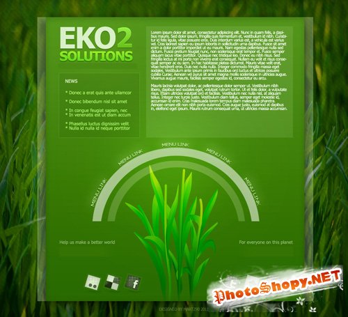 Eko Solutions 2 PSD Web Template