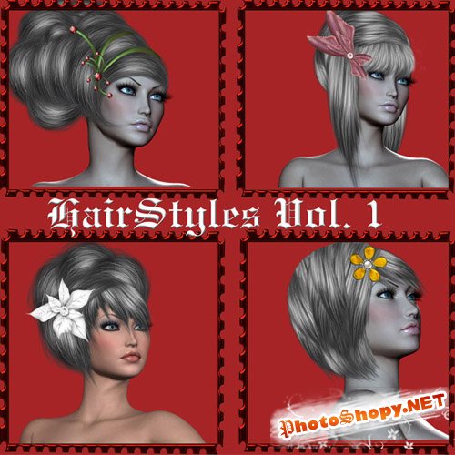 Painted Hairstyles Vol 1