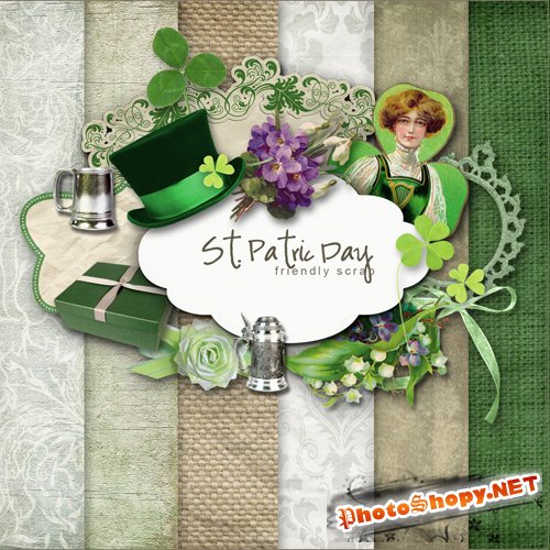 Scrap-set - St. Patric Day