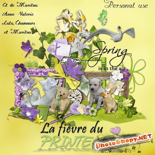 Scrap-set - La fievre du Printemps