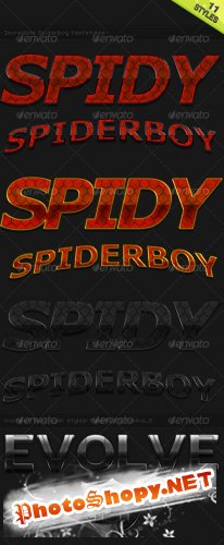 GraphicRiver - 11 Fancy Text Styles