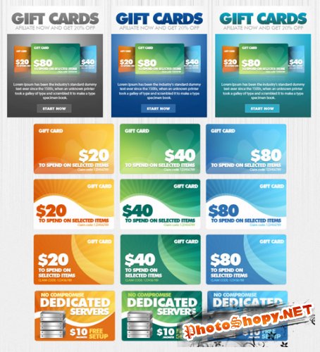 Graphicriver Promotional Cards/Banners