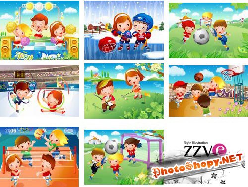 ZZVe 028 Kid's Sports