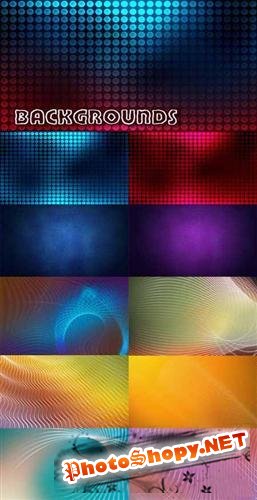 Varicoloured abstract backgrounds - 2