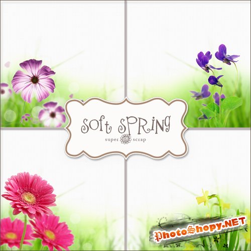 Textures - Soft Spring Backgrounds