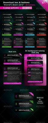 28 Download box buttons - GraphicRiver