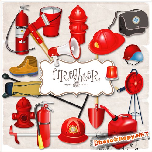 Scrap-kit - Firefighter