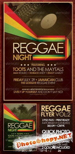 Reggae Flyer Poster Vol.2 [GraphicRiver]