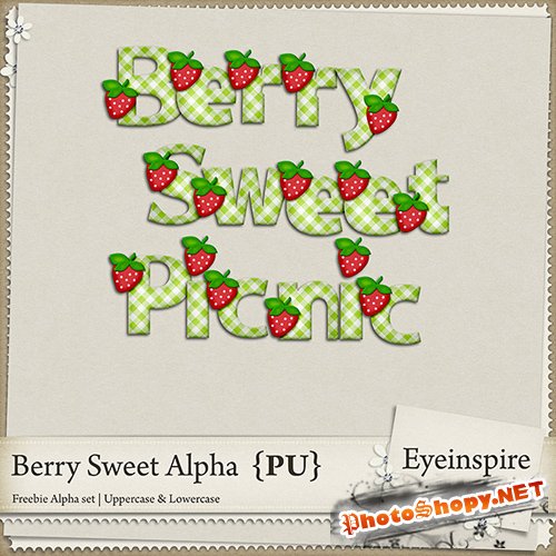 Scrap-kit - Berry Sweet Picnic Alpha