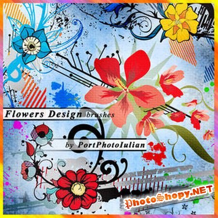 Кисти для фотошопа Flowers Design