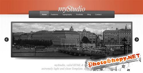 ThemeForest - myStudio Light HTML/CSS - Rip