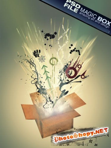 Magic box PSD