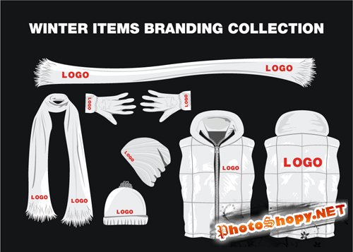 Winter Items Branding Collection