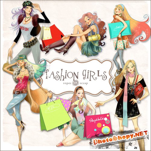 Scrap-kit - Fashion Girls