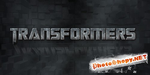 Transformers Text Effect