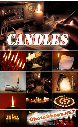 Candles - Rastr Cliparts