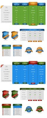 Pricing Table high res