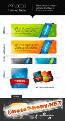 GraphicRiver - Seextwood - web elements 2