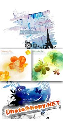 Flower backgrounds pack 7