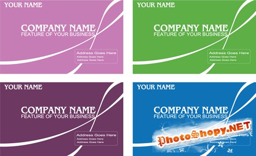 Simple And Elegant Business Card Templates