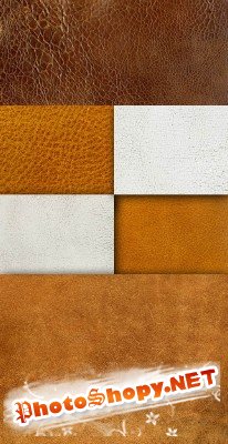 A set of leather textures