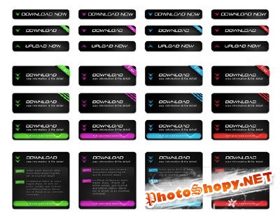 28 download box buttons