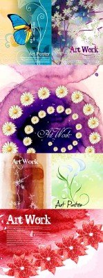 Flower backgrounds pack 19
