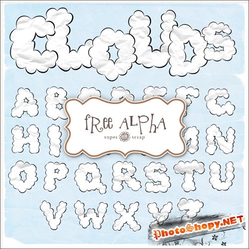 Scrap-kit - Clouds Alpha