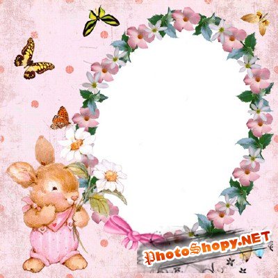 Photo Frame - Red Rabbit