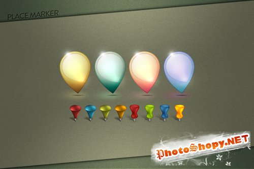 Place Markers PSD