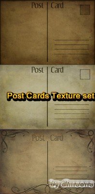 Post Cards Texture Set