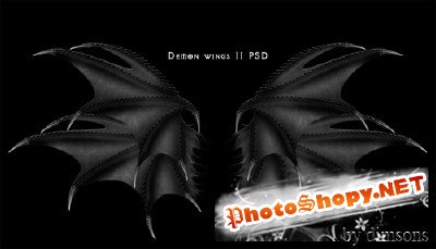 Demon wings || PSD