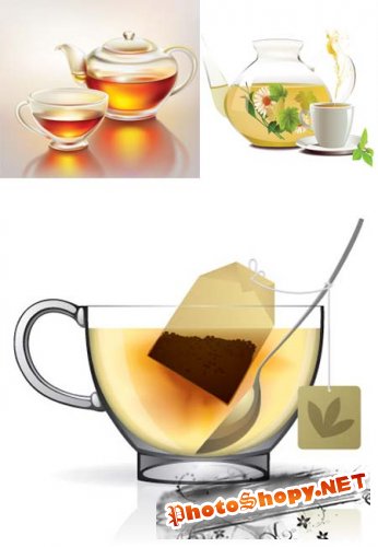 Чай в векторе / Tea vector Collection
