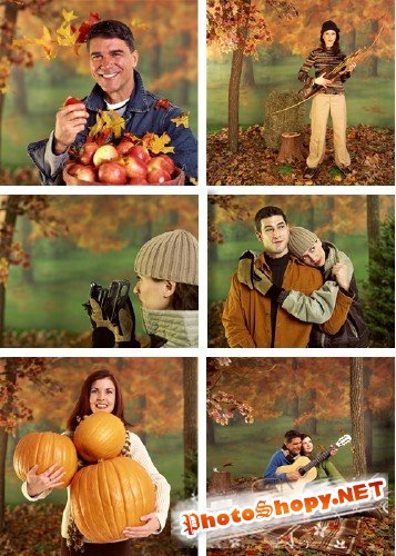 Фотосток - Осенний семейный пикник